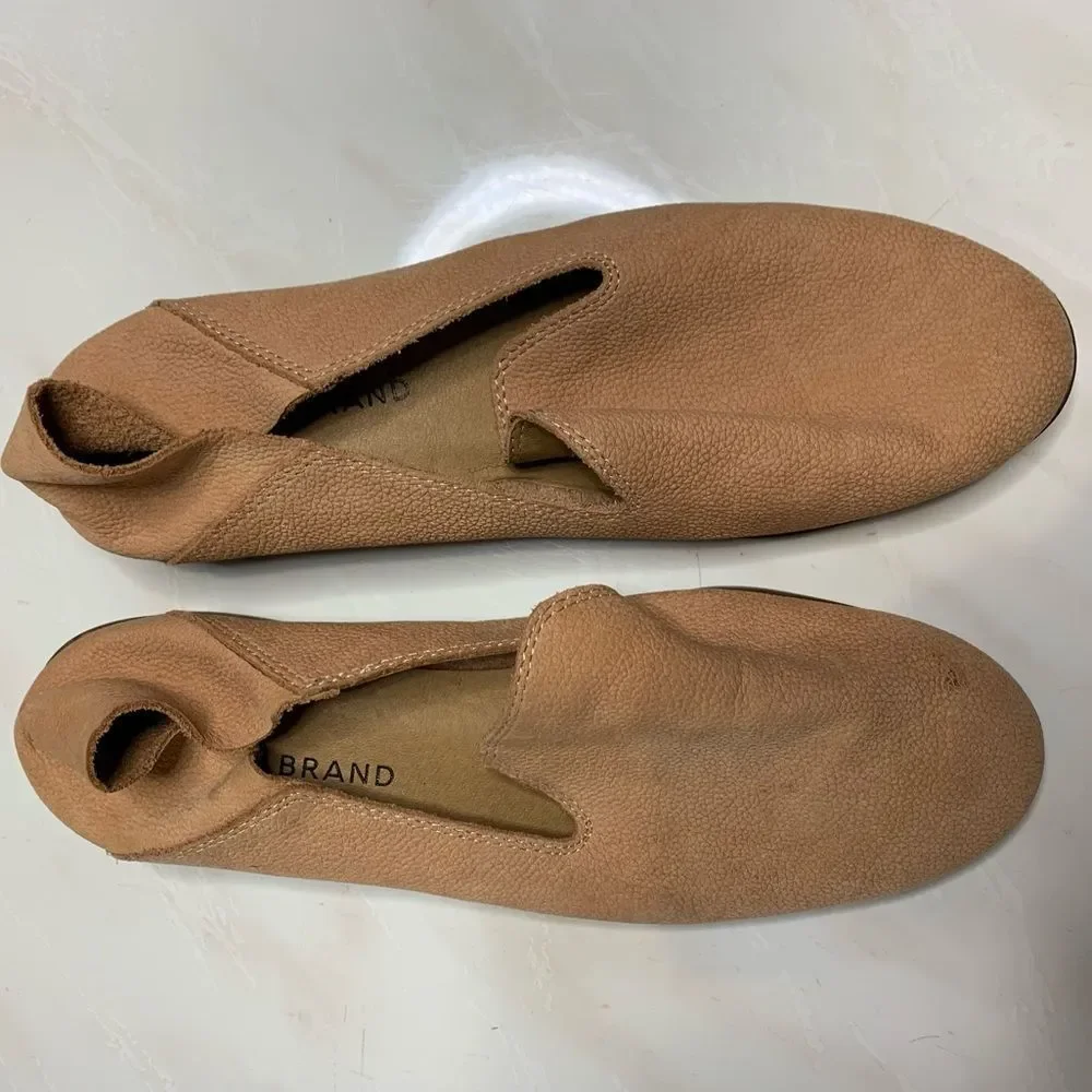 Lucky Brand Peach Leather Loafers